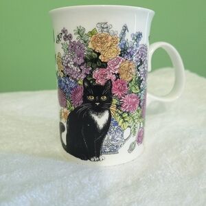 DUUNOON "Sophisticats" Designed By Sue Scullard Bone China Tea/Coffee Cup 10 Oz.